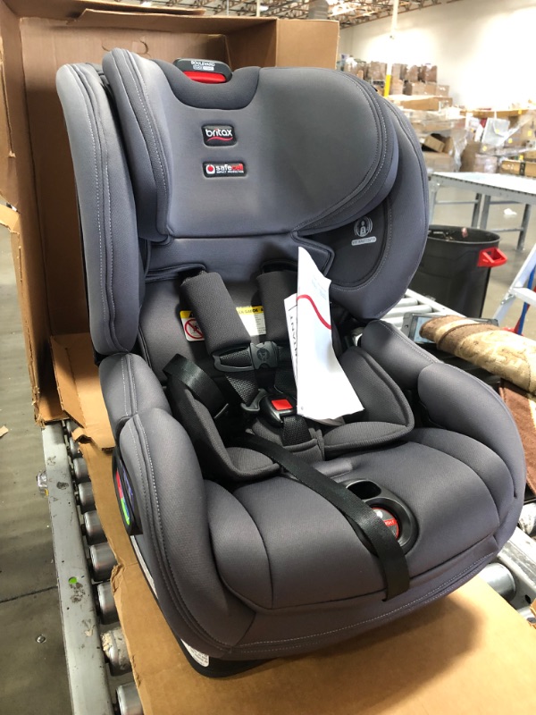 Photo 1 of Britax Boulevard ClickTight Convertible Car Seat, Cool N Dry Charcoal - Cooling & Moisture Wicking Fabric
