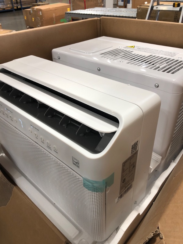 Photo 3 of Midea 8,000 BTU U-Shaped Smart Inverter Window Air Conditioner–Cools up to 350 Sq. Ft., Ultra Quiet with Open Window Flexibility, Works with Alexa/Google Assistant, 35% Energy Savings, Remote Control
