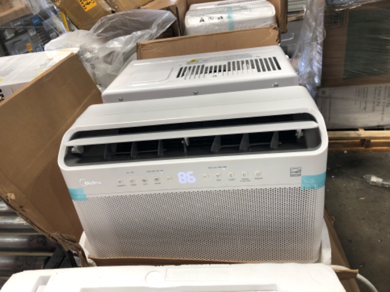 Photo 3 of Midea 8 000 BTU Smart Inverter U-Shaped Window Air Conditioner 35% Energy Savings Extreme Quiet MAW08V1QWT
