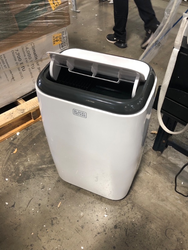 Photo 1 of BLACK+DECKER 8,000 BTU Portable Air Conditioner with Remote Control, White
