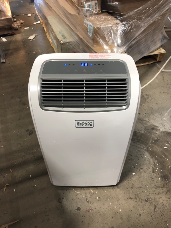 Photo 2 of ***PARTS ONLY*** BLACK+DECKER 8,000 BTU Portable Air Conditioner with Remote Control, White
