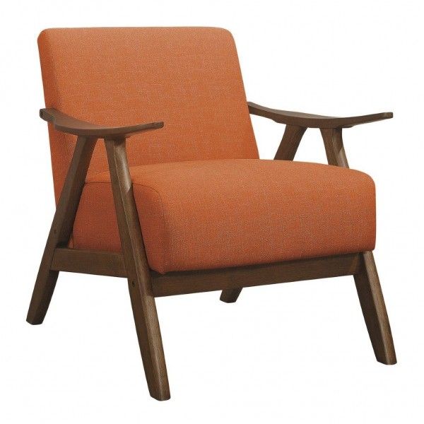 Photo 1 of Damala Orange Accent Chair
