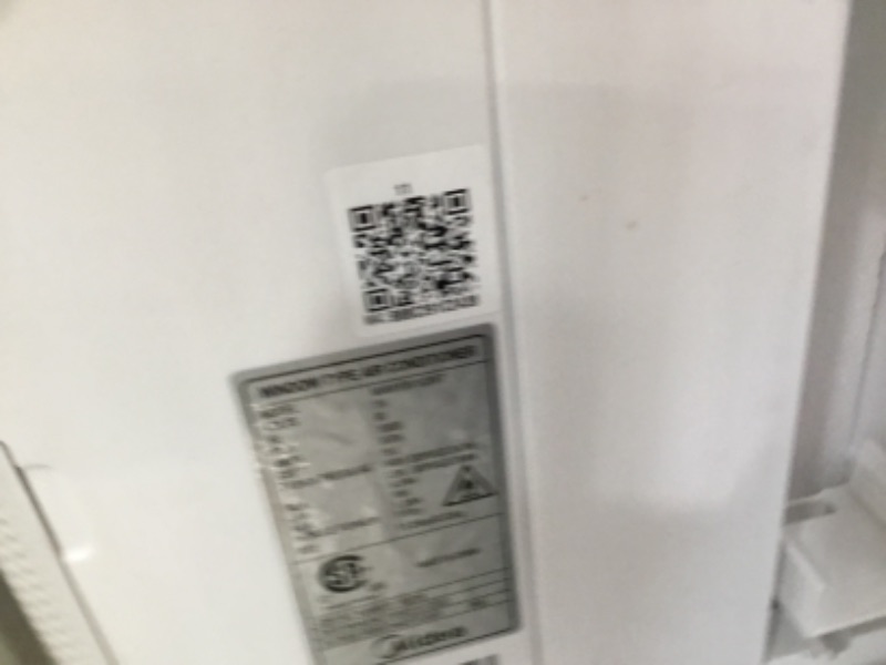 Photo 1 of Midea 12 000 BTU Smart Inverter U-Shaped Window Air Conditioner 35% Energy Savings Extreme Quiet MAW12V1QWT
