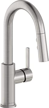 Photo 1 of ***PARTS ONLY*** Fairbury 2S Single-Handle Pull-Down Sprayer Kitchen Faucet in Stainless Steel
