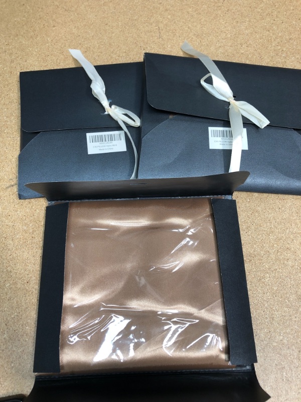 Photo 1 of 3 PACKS OF Cirzone Satin Pillowcase for Hair and Skin 2 Pack Silky Champagne Pillow Cases for Queen Size Set of 2 (20''x30'') Soft Satin Pillow Covers with Envelope Closure