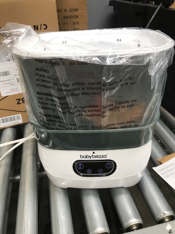 Photo 1 of Baby Brezza Baby Bottle Sterilizer and Dryer Advanced – Electric Steam Sterilization Machine – Universal Sterilizing for All Bottles: Plastic + Glass + Pacifiers + Breast Pump Parts - HEPA Filtration

