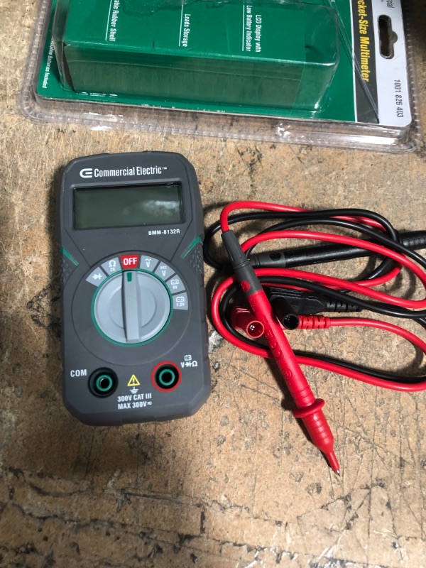 Photo 2 of Commercial Electric
Digital Multimeter 300V