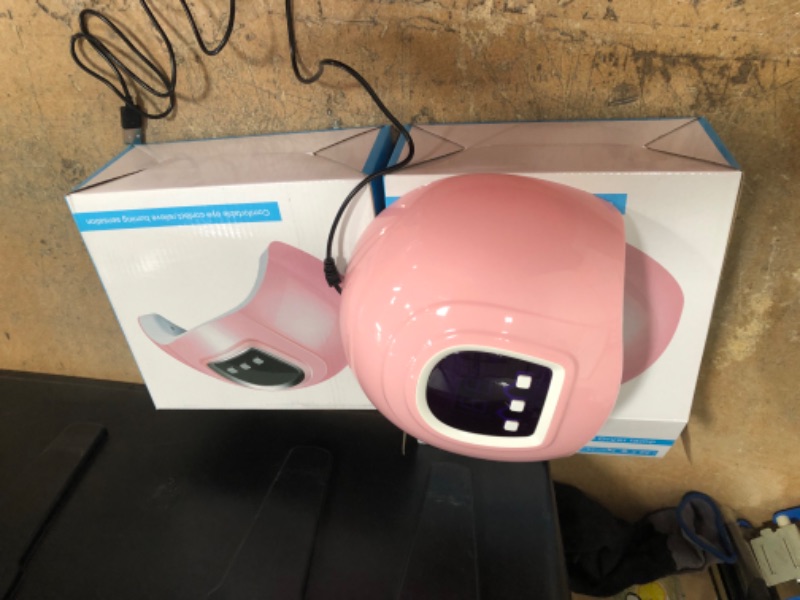 Photo 2 of BUNDLE  OF 2 
LED Nail Lamp, Professional Nail Dryer 54W, Portable Nail Dryer with Timer/Sensor/LCD Display Suitable for Fingernails and Toenails, Home and Salon