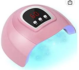 Photo 1 of BUNDLE  OF 2 
LED Nail Lamp, Professional Nail Dryer 54W, Portable Nail Dryer with Timer/Sensor/LCD Display Suitable for Fingernails and Toenails, Home and Salon