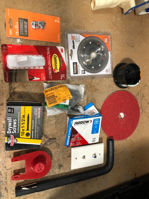 Photo 1 of 11 ITEM BUNDLE 
HOME DEPOT MISCELLANEOUS MIXED HARDWARE AND HAMMER NAILS