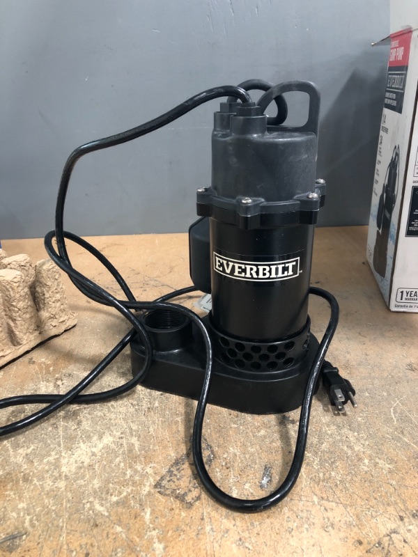 Photo 1 of 1/4 HP Aluminum Sump Pump Tether Switch

