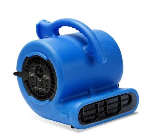 Photo 1 of 1/4 HP Air Mover Blower Fan for Water Damage Restoration Carpet Dryer Floor Home and Plumbing Use in Blue
