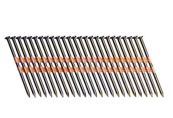 Photo 1 of 3-1/4 in. x 0.131-Gauge Galvanized Smooth Shank Plastic Framing Nails (1,000 per Box)
