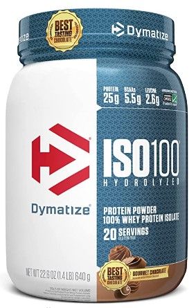 Photo 1 of (X3) Dymatize ISO100 Hydrolyzed Protein Powder, 100% Whey Isolate Protein, 25g of Protein, 5.5g BCAAs, Gluten Free, Fast Absorbing, Easy Digesting, Gourmet Chocolate, 20 Servings
EX: 01/2024