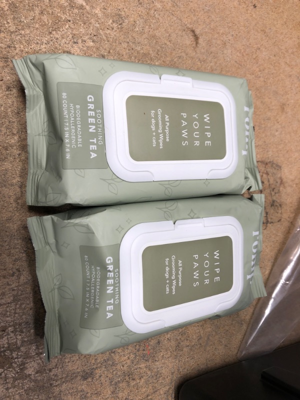 Photo 1 of 2 PACK**
Dog Cat Pet Grooming Wipes - Cleaning Deodorizing Hypoallergenic Plant Based Bathing Wipes for Face, Paw & Body

