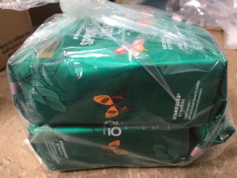 Photo 2 of ( 2 )  Starbucks Limited Edition Ground Coffee, Spring Day Blend, 100% Arabica Medium Roast Ground Coffee with FlavorLock Packaging, 10 oz Bag 
**Best Before**  06/30/2022   ***No Returns or Refunds***