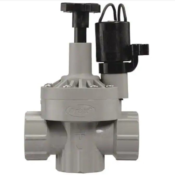 Photo 1 of 1 in. FNPT Automatic Inline Angle Valve with Flow Control
