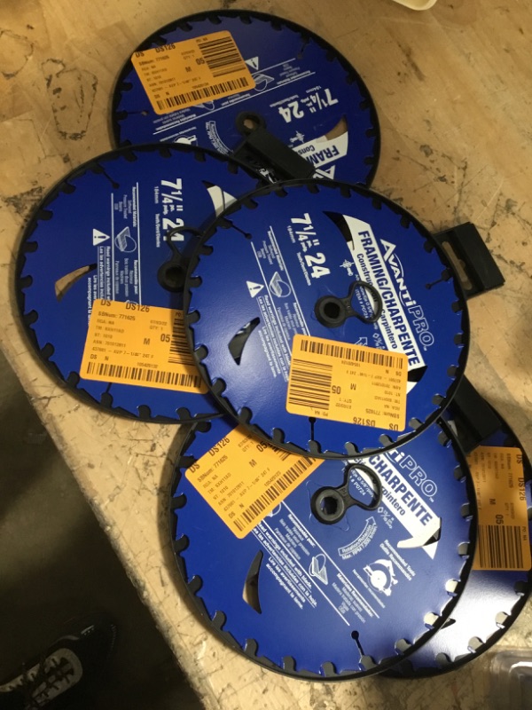 Photo 2 of 
Avanti Pro
7-1/4 in. x 24-Tooth Framing Circular Saw Blade - 5 PACK