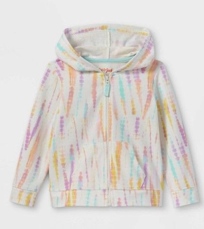 Photo 1 of 12pcks of Toddler Girls' Knit Zip-Up Hoodie Sweatshirt - Cat & Jack™ // size 18 months 

