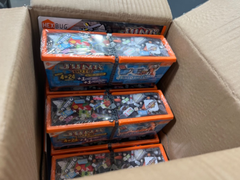 Photo 2 of 6pcks of HEXBUG JUNKBOTS - Industrial Dumpster Asmt (Factory Collection)

