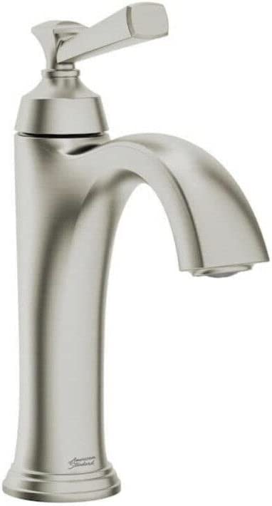 Photo 1 of American Standard Rumson Single Hole Single-Handle Bathroom Faucet in Brushed Nickel| Convenient pop-up Drain Included
