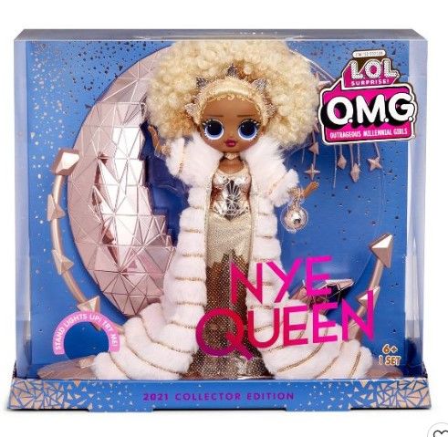 Photo 1 of 2pcks of L.O.L. Surprise! O.M.G. 2021 Collector Edition NYE Queen Fashion Doll

