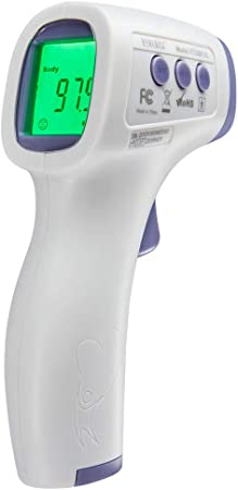 Photo 1 of HoMedics Non-Contact Infrared Forehead Thermometer, Fast Accurate Results, High-Fever Alert with 4-in-1 Readings