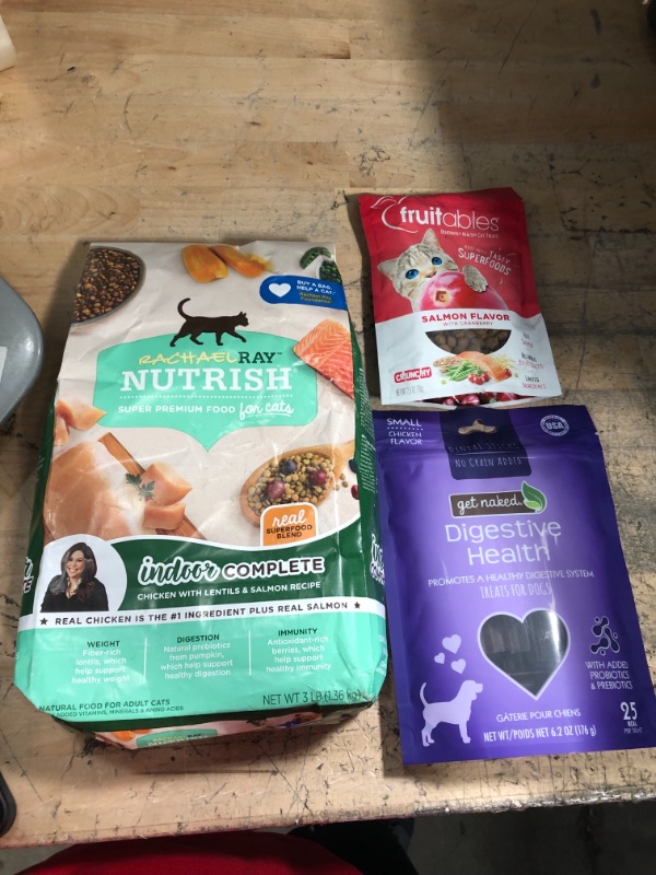 Photo 1 of *EXPIRES Dec 2022, Oct 2023 and April 2024*
Animal Food/ Treat Bundle (3 items)