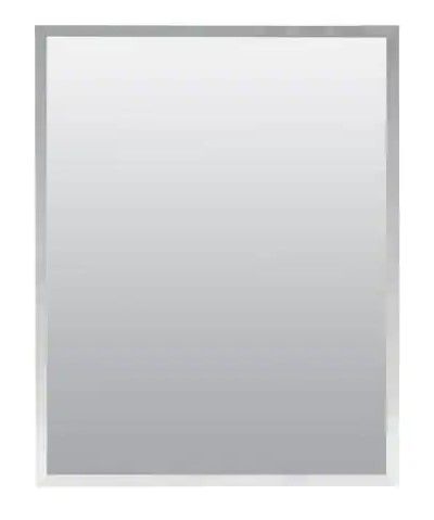 Photo 1 of 16 in. W x 20 in. H X 4 in. D Recessed or Surface Mount Frameless Beveled Bathroom Medicine Cabinet
