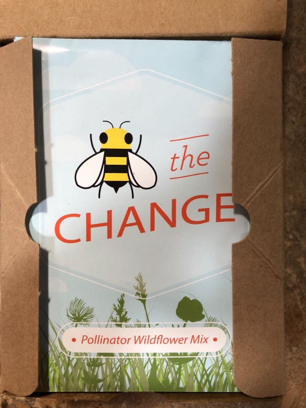 Photo 2 of American Meadows Wildflower Seed Packets ''Bee The Change'' Party Favors (Pack of 20) - Pollinator Wildflower Seed Mix to Attract Hummingbirds, Bees, and Butterflies, Party Favor for Any Occasion