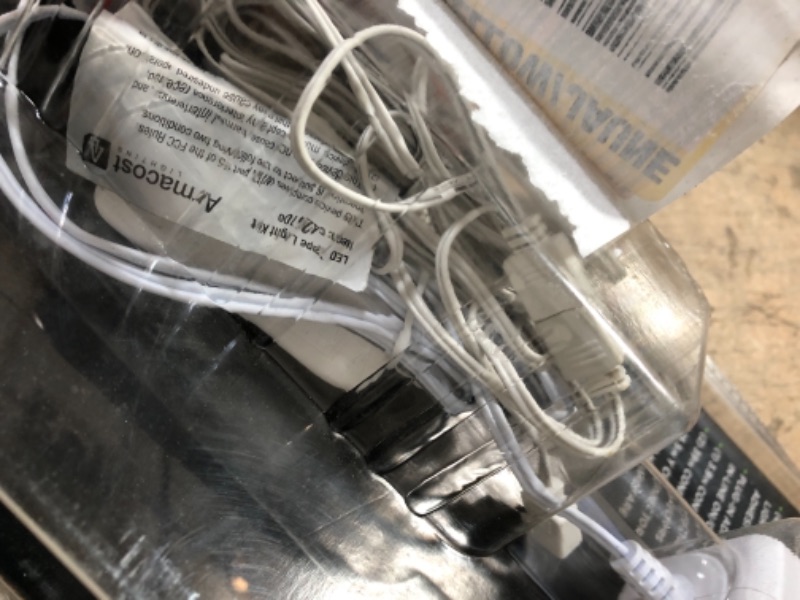 Photo 1 of 12 in. LED Linkable White Flexible Tape Under Cabinet Light Kit (4-Strip Pack)
