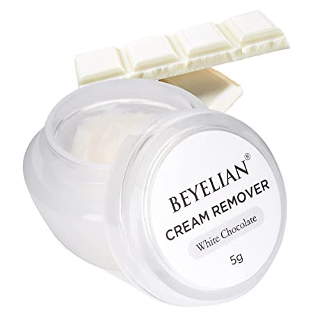 Photo 1 of 2-BEYELIAN Eyelash Extension Remover Cream,Lash Glue Cream Remover Eyelash Adhesive Remover Low Irritation Cream for Sensitive Skin,Fast Dissolution Chocolate 5g
