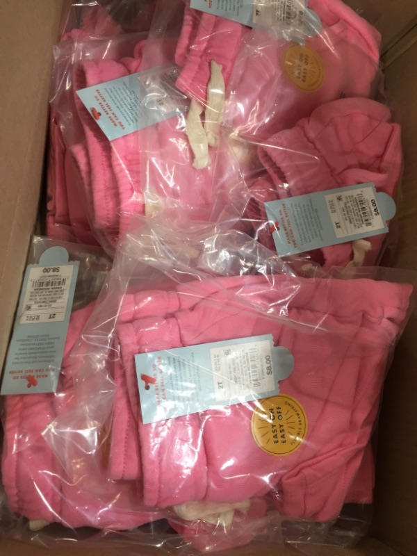 Photo 2 of 12-Toddler Shorter-Length Knit Shorts - Cat & Jack™ Pink    2t
