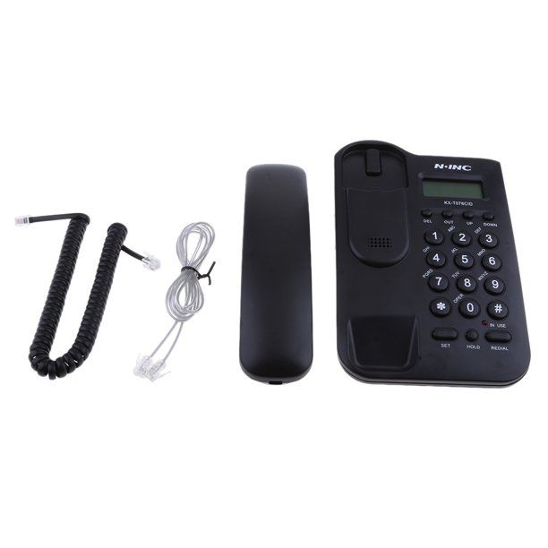 Photo 1 of NINC B24885 Hotel Telephone Home Hotel Wired Desktop Wall Phone Office Landline Telephone (White)
