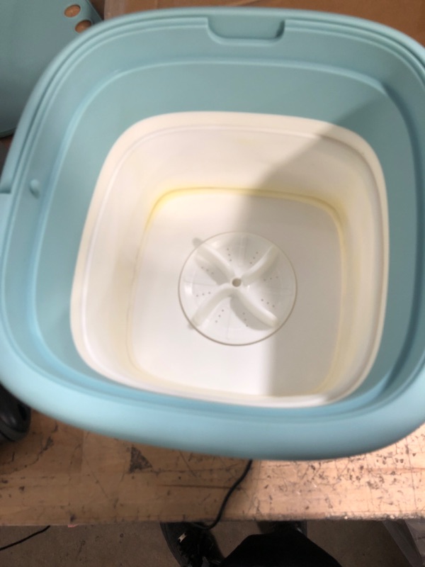 Photo 1 of OUKANING 3.8L Mini Portable Laundry Washer Compact Washing Machine for Traveling Camping
