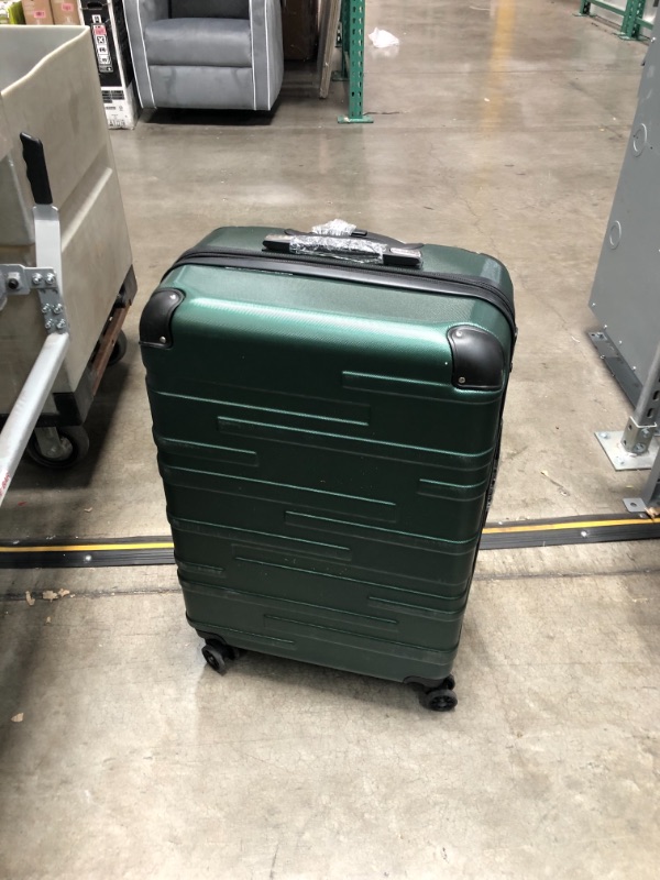 Photo 3 of Coolife Luggage Expandable(only 28") Suitcase 3 Piece Set with TSA Lock Spinner (dark green)
