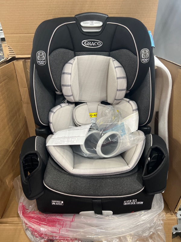 Photo 1 of Graco 4Ever DLX SnugLock Grow 4-in-1 Car Seat | 10 Years of Use with 1 Car Seat, Featuring Easy Installation and Expandable Backrest, Maison
