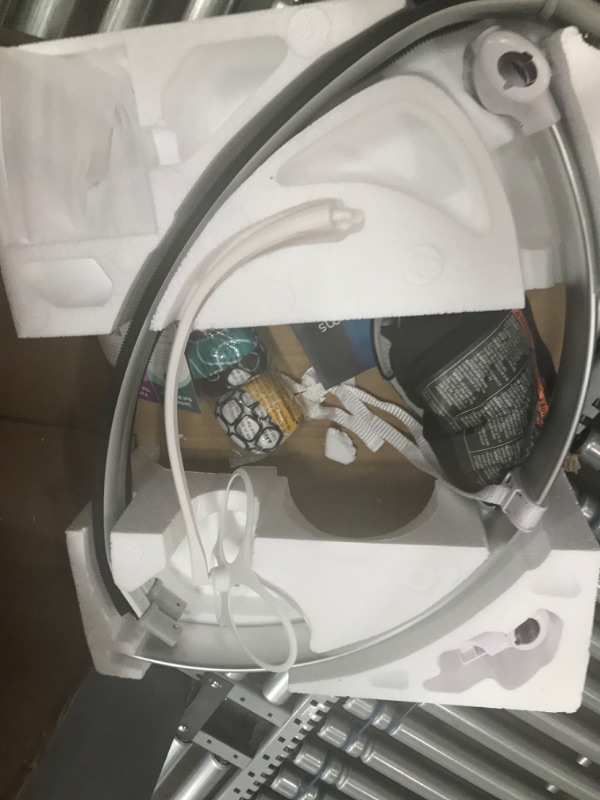 Photo 4 of 4moms MamaRoo®4 5 Unique Motions Bluetooth Enabled Baby Swing Grey Classic
