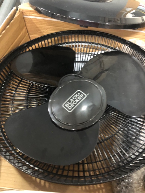 Photo 2 of BLACK+DECKER 16 Inches Stand Fan with Remote Black