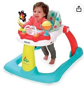 Photo 1 of Kolcraft Tiny Steps 2-in-1 Infant & Baby Activity Walker - Seated or Walk-Behind, Jubliee