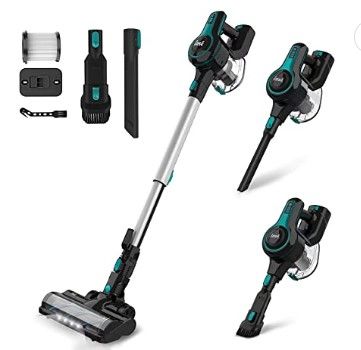 Photo 1 of INSE Cordless Vacuum Cleaner, Stick Vacuum 250W Powerful Suction, 6-in-1