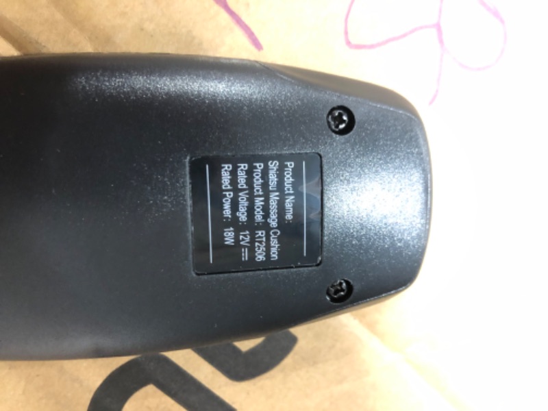 Photo 4 of Aront Shiatsu Back Massage Cushion with Heat -Electric Back Massager