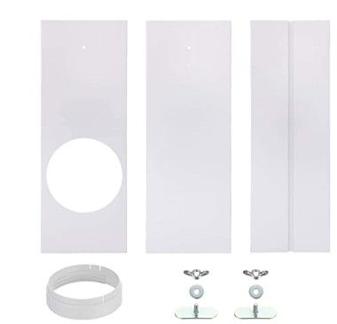 Photo 1 of  Window Seal Plates Kit for Air Conditioners, Adjustable Length Window Vent Kit 