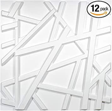 Photo 1 of Art3d A10045 3D Wall Panels, White
