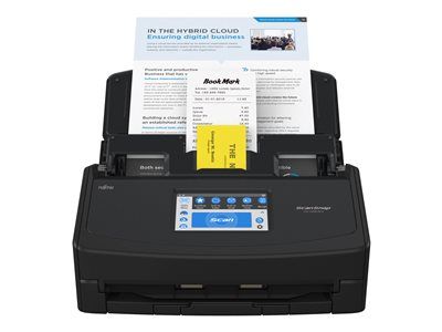 Photo 1 of Fujitsu ScanSnap iX1600 - Document scanner - Dual CIS - Duplex - 279 x 3000 mm - 600 dpi x 600 dpi - up to 40 ppm (mono) / up to 40 ppm (color) - ADF (50 sheets) - Wi-Fi(n), USB 3.2 Gen 1x1 (Voltage: AC 120/230 V (50/60 Hz))
