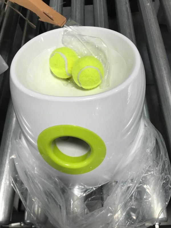 Photo 2 of All for Paws Dog Automatic Ball Launcher for Small Dogs, Dog Tennis Ball Throwing Machine, 3 Balls Included
