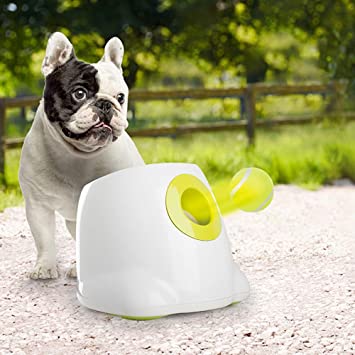 Photo 1 of All for Paws Dog Automatic Ball Launcher for Small Dogs, Dog Tennis Ball Throwing Machine, 3 Balls Included
