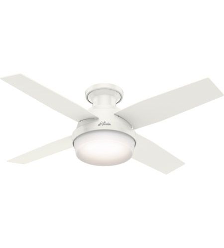 Photo 1 of Hunter Fan 59244
Dempsey 44 inch Fresh White with Blonde Oak/Fresh White Blades Ceiling Fan, Low Profile