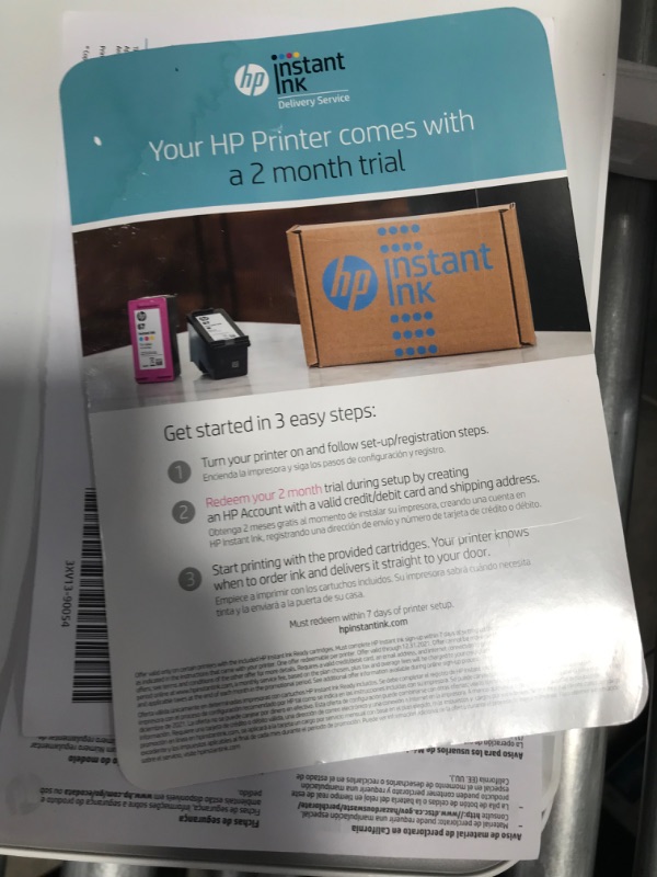 Photo 5 of HP DeskJet Plus 4155 Wireless All-in-One Printer, Mobile Print, Scan & Copy, HP Instant Ink Ready, Auto Document Feeder, Works with Alexa (3XV13A)
