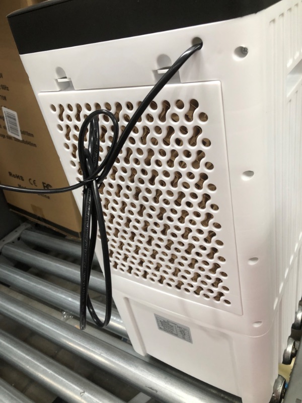 Photo 1 of Portable Evaporative Air Cooler 110V 65W Fan Humidifier ZWN-101 With Ice Packs 